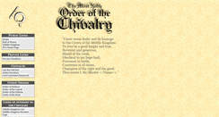 Desktop Screenshot of chivalry.midrealm.org
