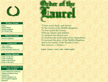 Tablet Screenshot of laurel.midrealm.org